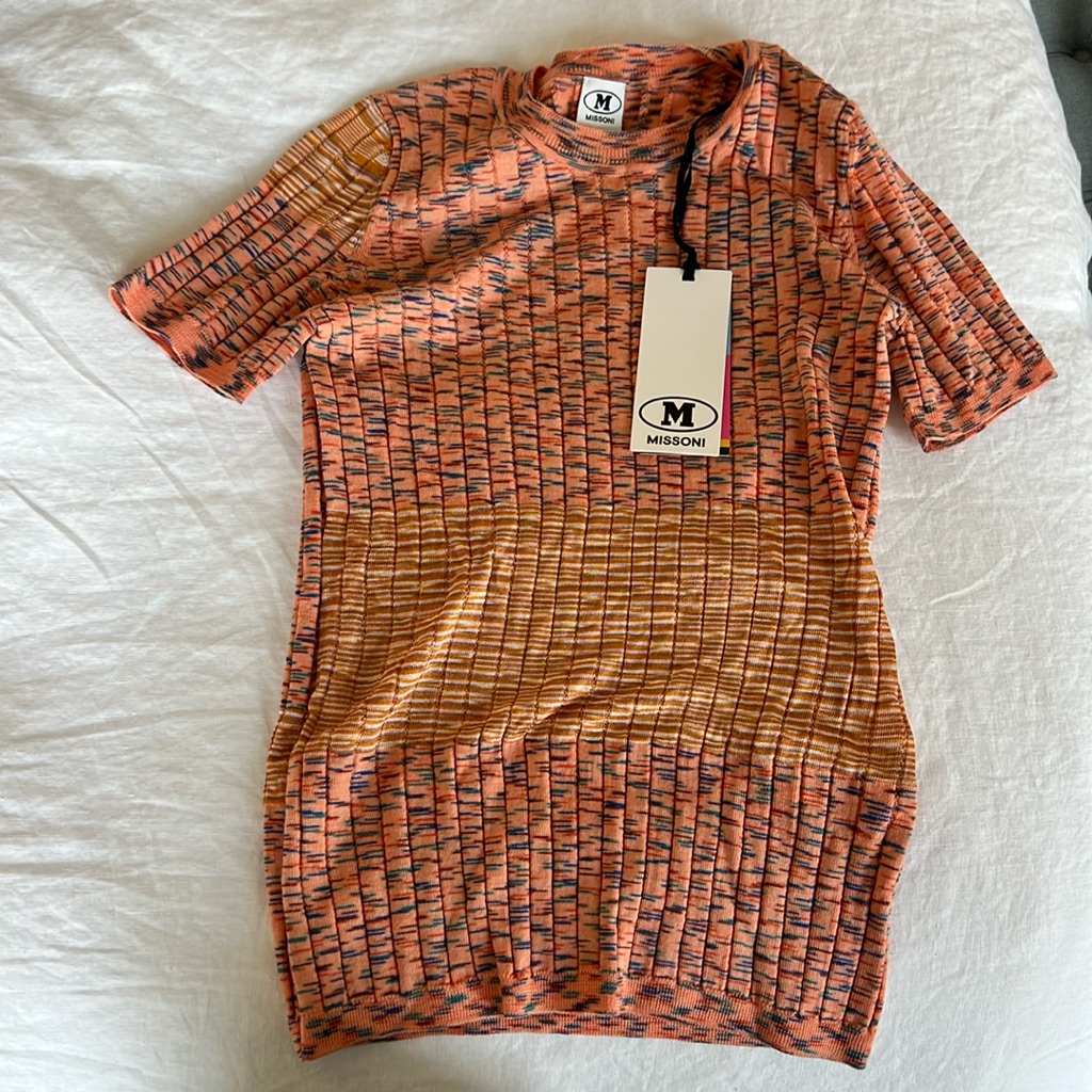 Nwt Missoni Knit Short Sleeve